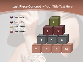 Beautiful Sexy Blond PowerPoint Template