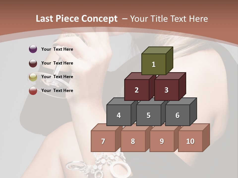 Beautiful Sexy Blond PowerPoint Template