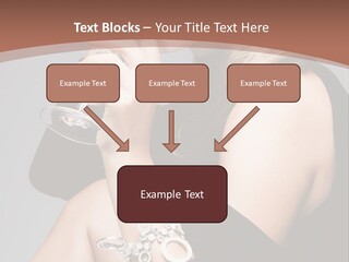 Beautiful Sexy Blond PowerPoint Template