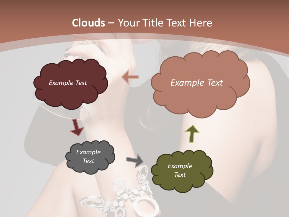 Beautiful Sexy Blond PowerPoint Template