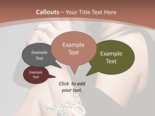 Beautiful Sexy Blond PowerPoint Template
