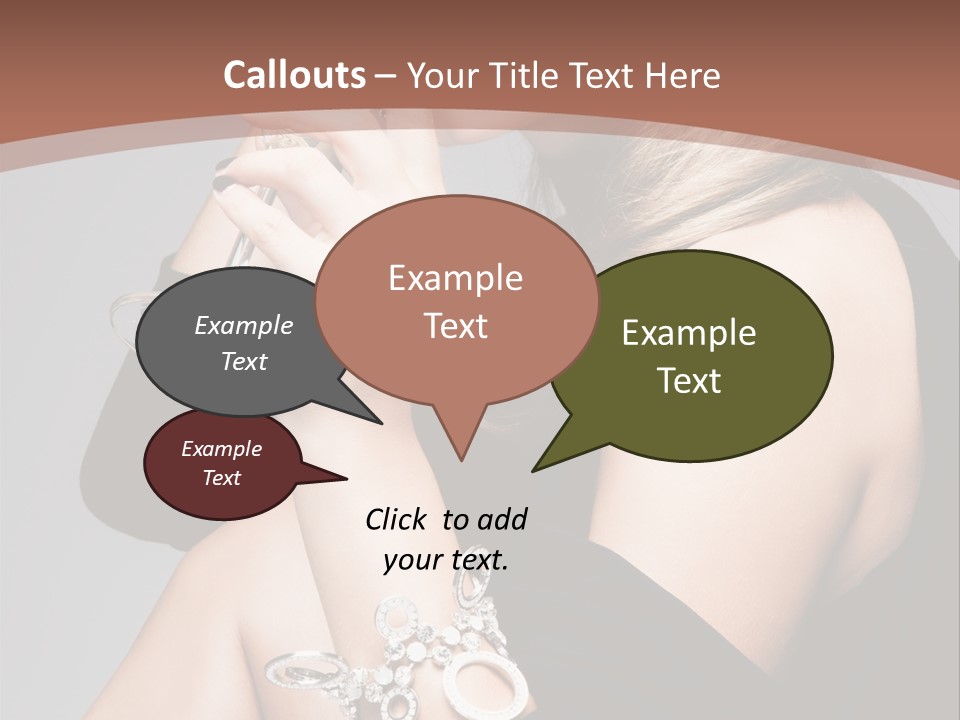 Beautiful Sexy Blond PowerPoint Template
