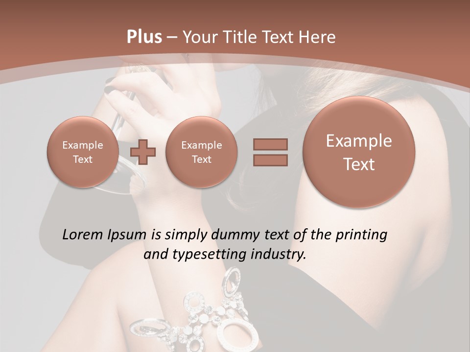 Beautiful Sexy Blond PowerPoint Template