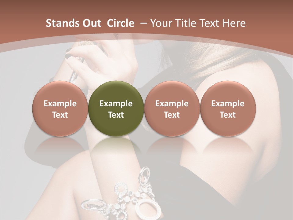 Beautiful Sexy Blond PowerPoint Template