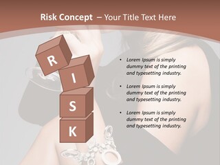 Beautiful Sexy Blond PowerPoint Template