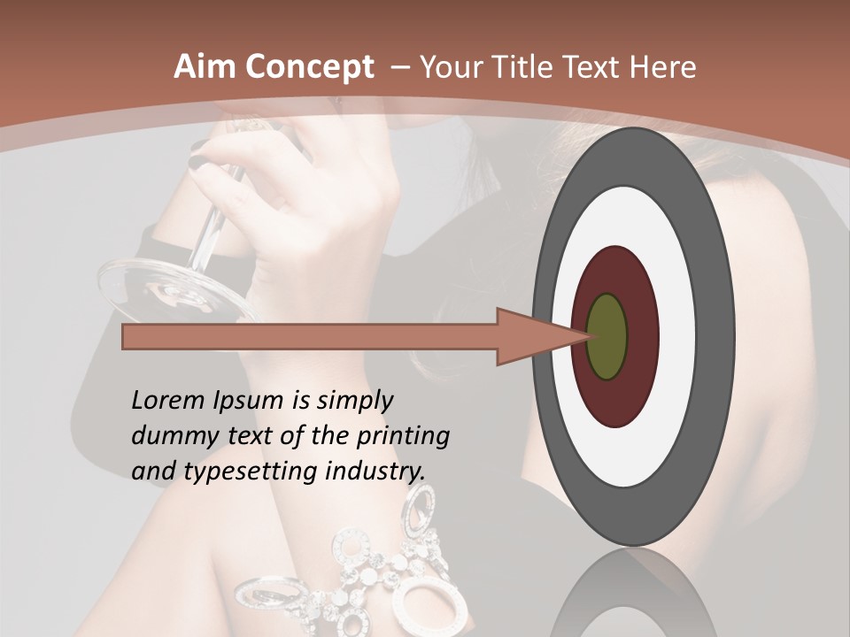 Beautiful Sexy Blond PowerPoint Template
