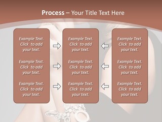 Beautiful Sexy Blond PowerPoint Template