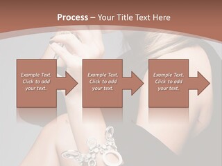 Beautiful Sexy Blond PowerPoint Template