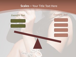 Beautiful Sexy Blond PowerPoint Template