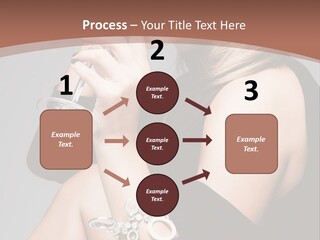 Beautiful Sexy Blond PowerPoint Template