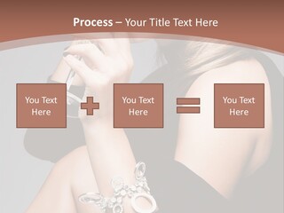 Beautiful Sexy Blond PowerPoint Template