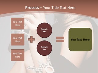 Beautiful Sexy Blond PowerPoint Template