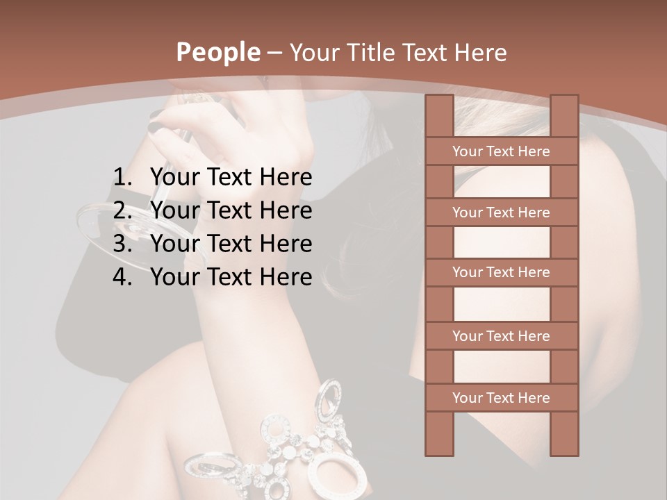 Beautiful Sexy Blond PowerPoint Template