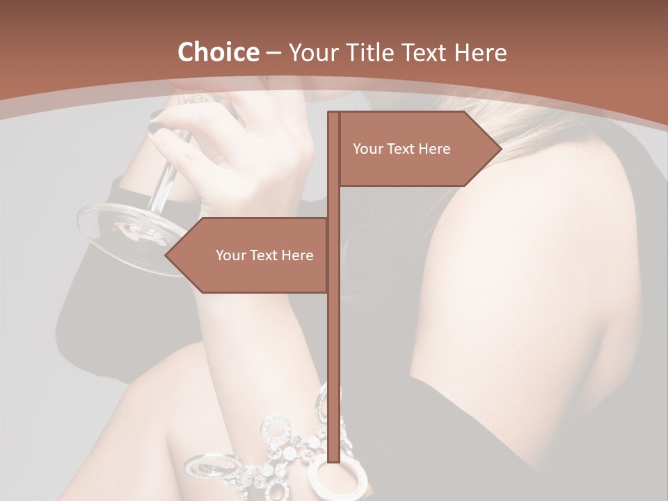 Beautiful Sexy Blond PowerPoint Template