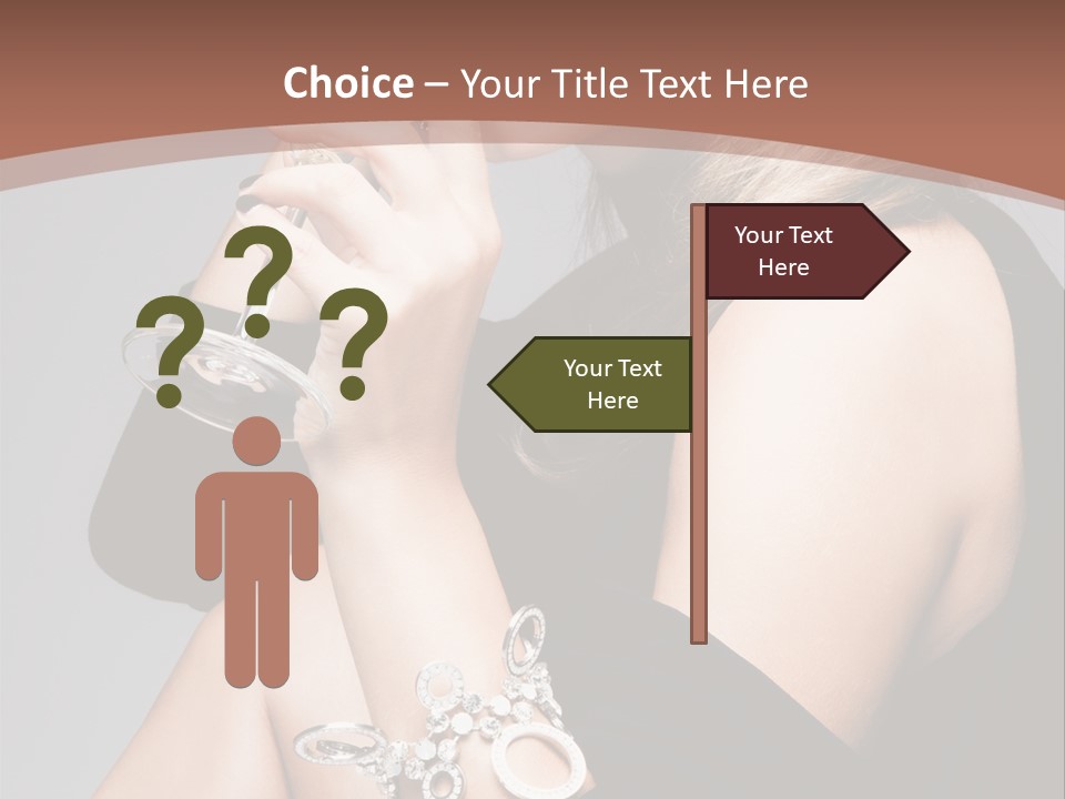 Beautiful Sexy Blond PowerPoint Template