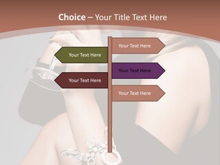 Beautiful Sexy Blond PowerPoint Template