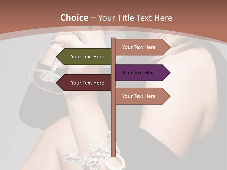 Beautiful Sexy Blond PowerPoint Template