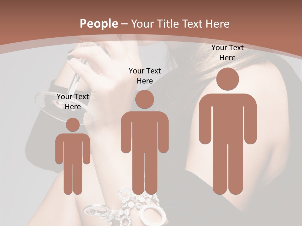Beautiful Sexy Blond PowerPoint Template