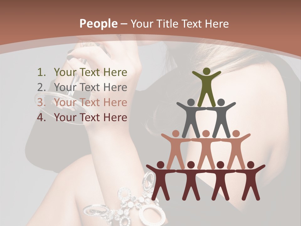 Beautiful Sexy Blond PowerPoint Template