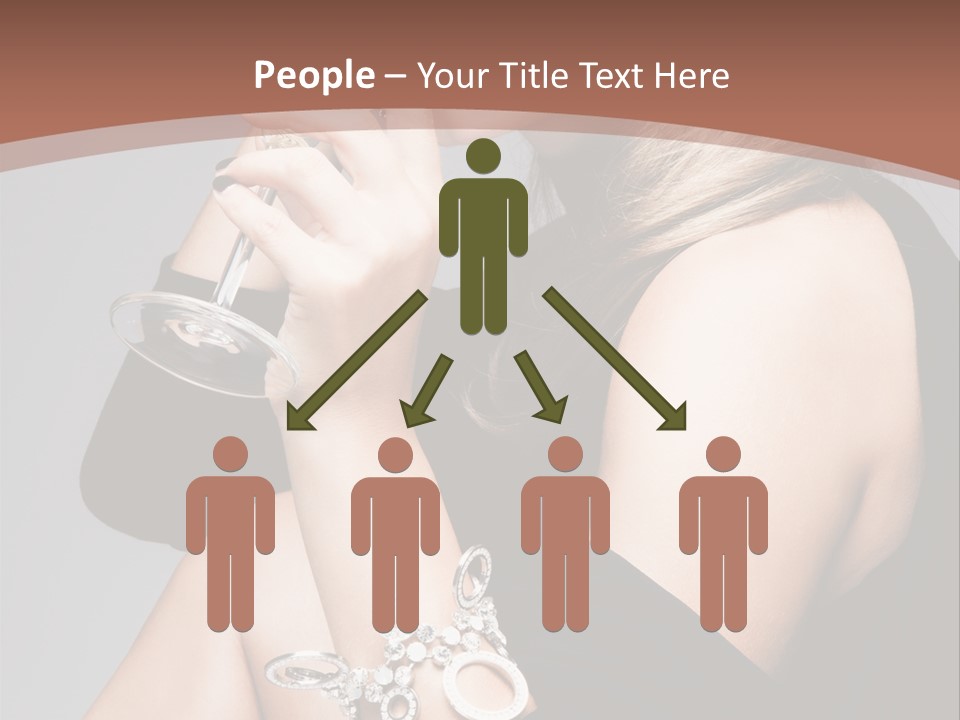 Beautiful Sexy Blond PowerPoint Template