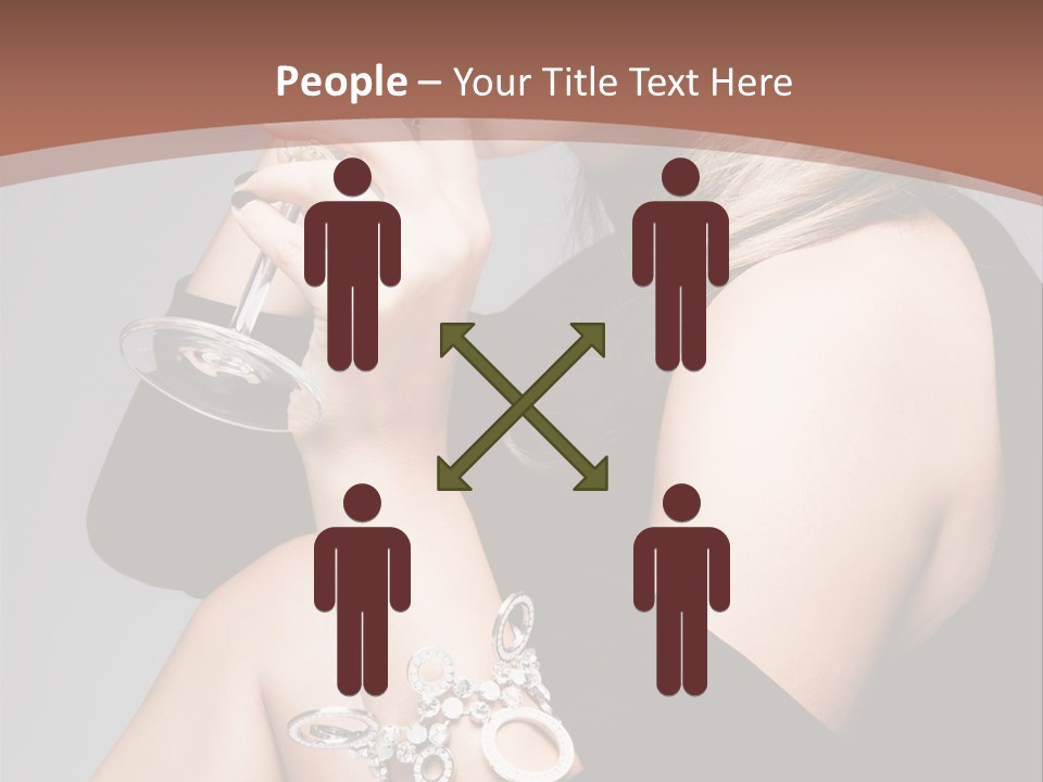 Beautiful Sexy Blond PowerPoint Template