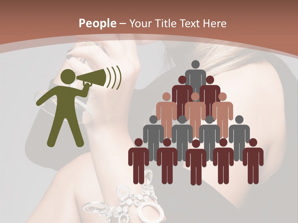 Beautiful Sexy Blond PowerPoint Template