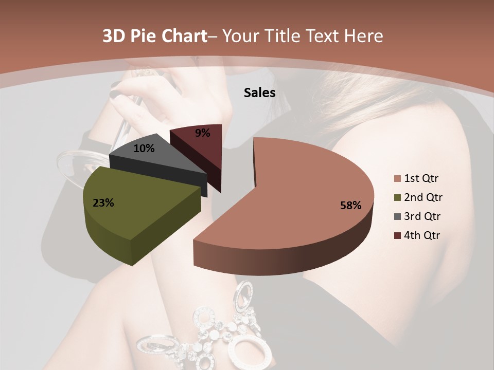Beautiful Sexy Blond PowerPoint Template