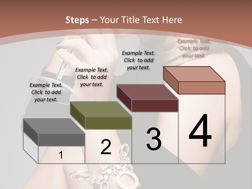 Beautiful Sexy Blond PowerPoint Template