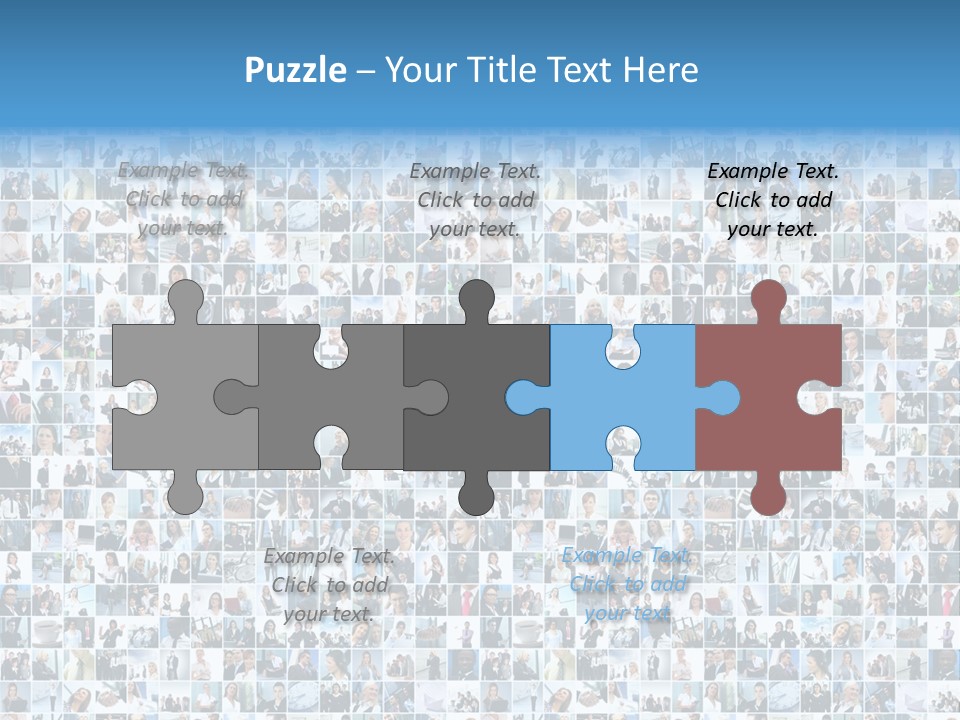 Finance Money Collage PowerPoint Template