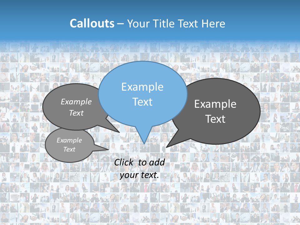 Finance Money Collage PowerPoint Template