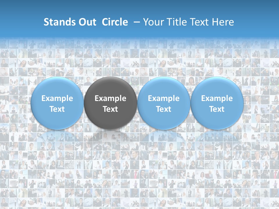 Finance Money Collage PowerPoint Template