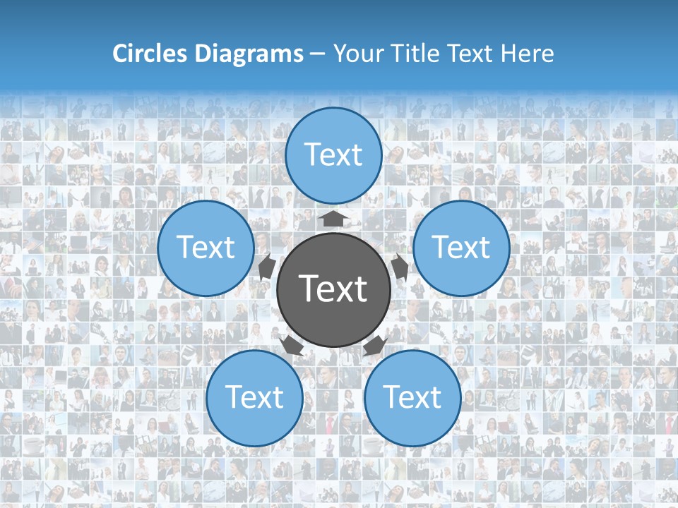 Finance Money Collage PowerPoint Template