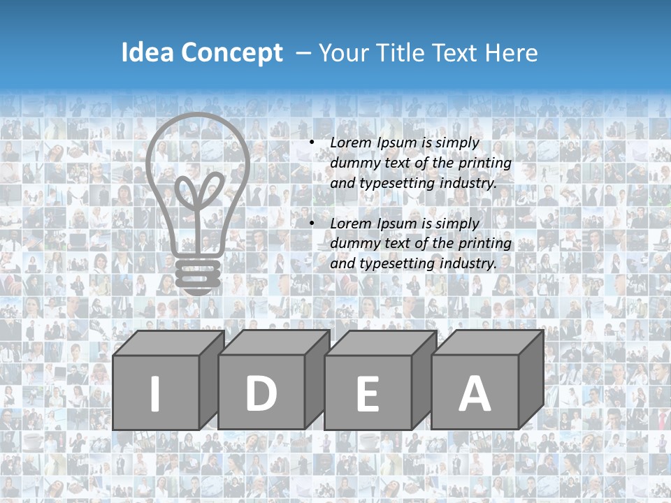 Finance Money Collage PowerPoint Template