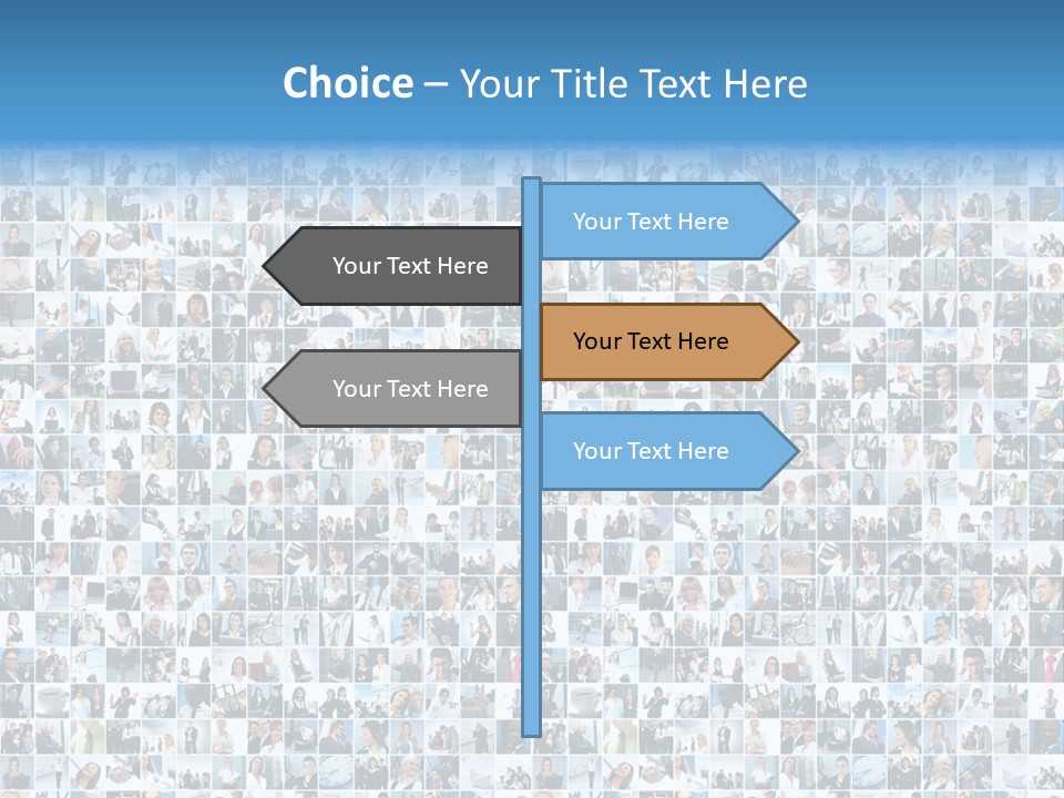 Finance Money Collage PowerPoint Template