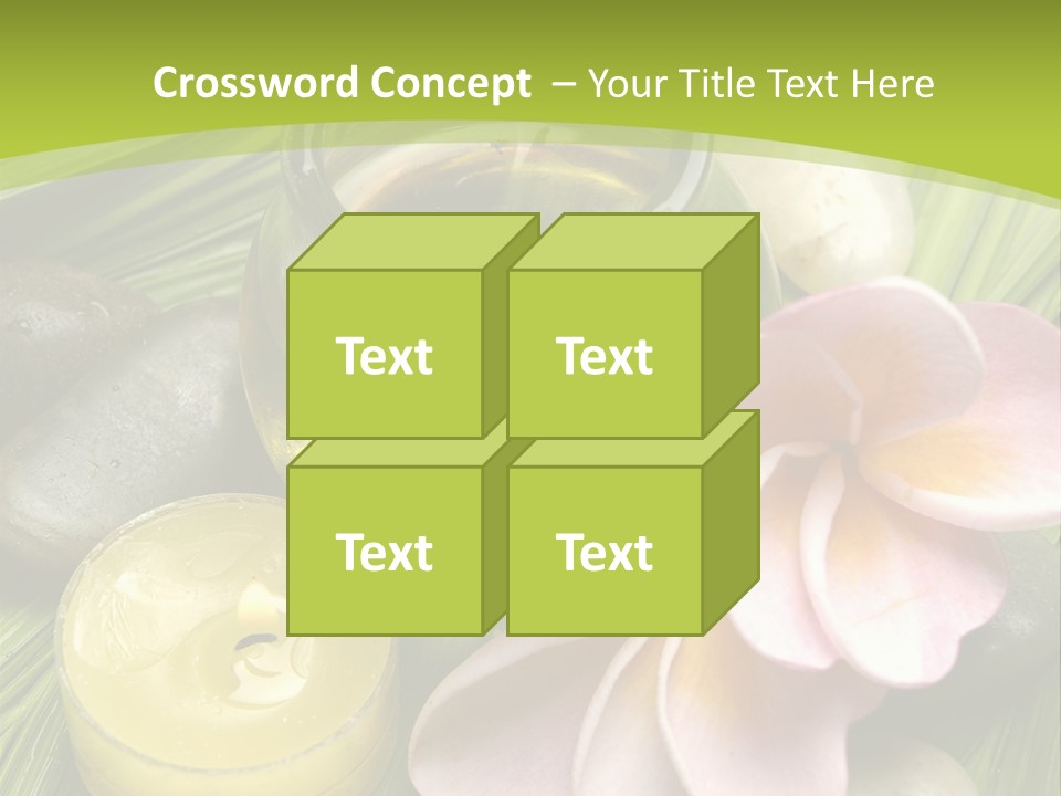 Romantic Lotions Tropical PowerPoint Template