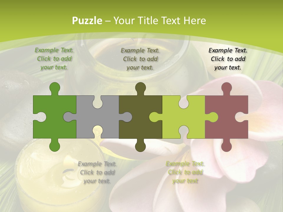 Romantic Lotions Tropical PowerPoint Template