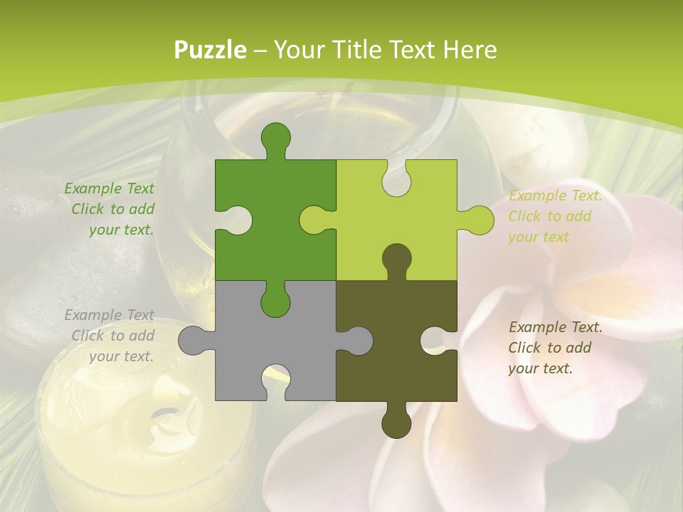 Romantic Lotions Tropical PowerPoint Template