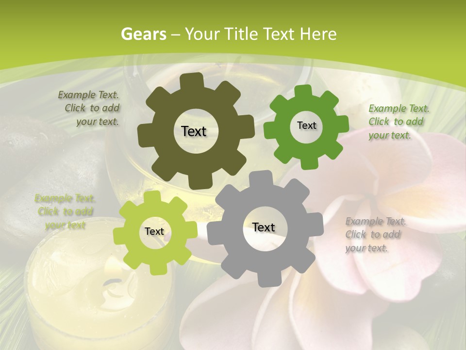 Romantic Lotions Tropical PowerPoint Template