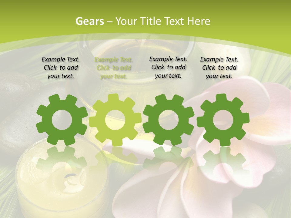 Romantic Lotions Tropical PowerPoint Template