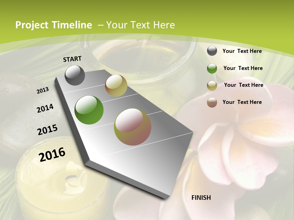 Romantic Lotions Tropical PowerPoint Template