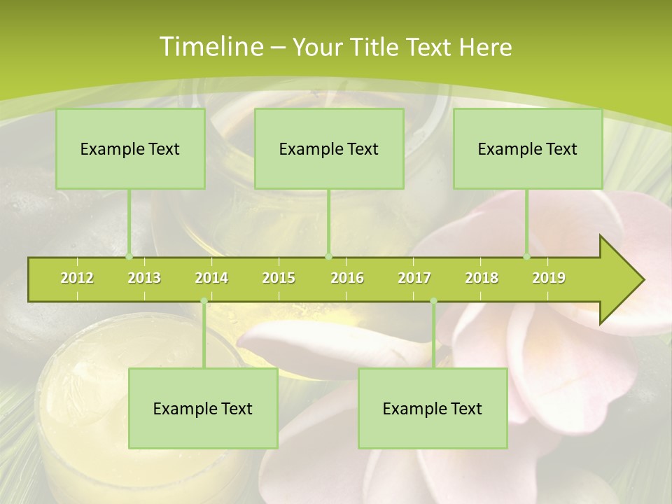 Romantic Lotions Tropical PowerPoint Template