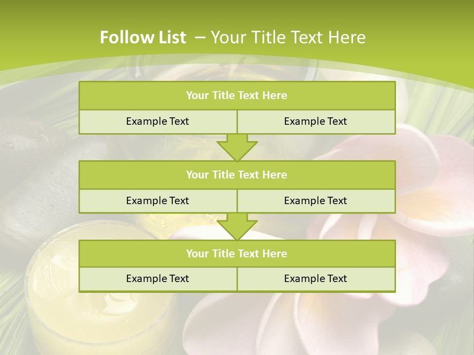 Romantic Lotions Tropical PowerPoint Template