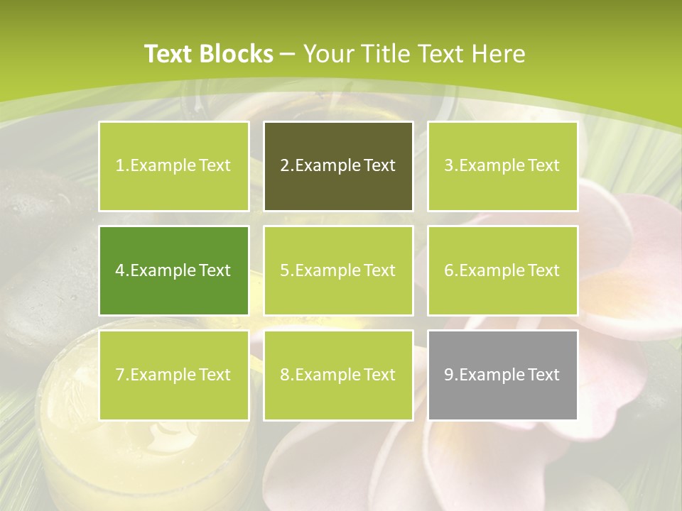 Romantic Lotions Tropical PowerPoint Template