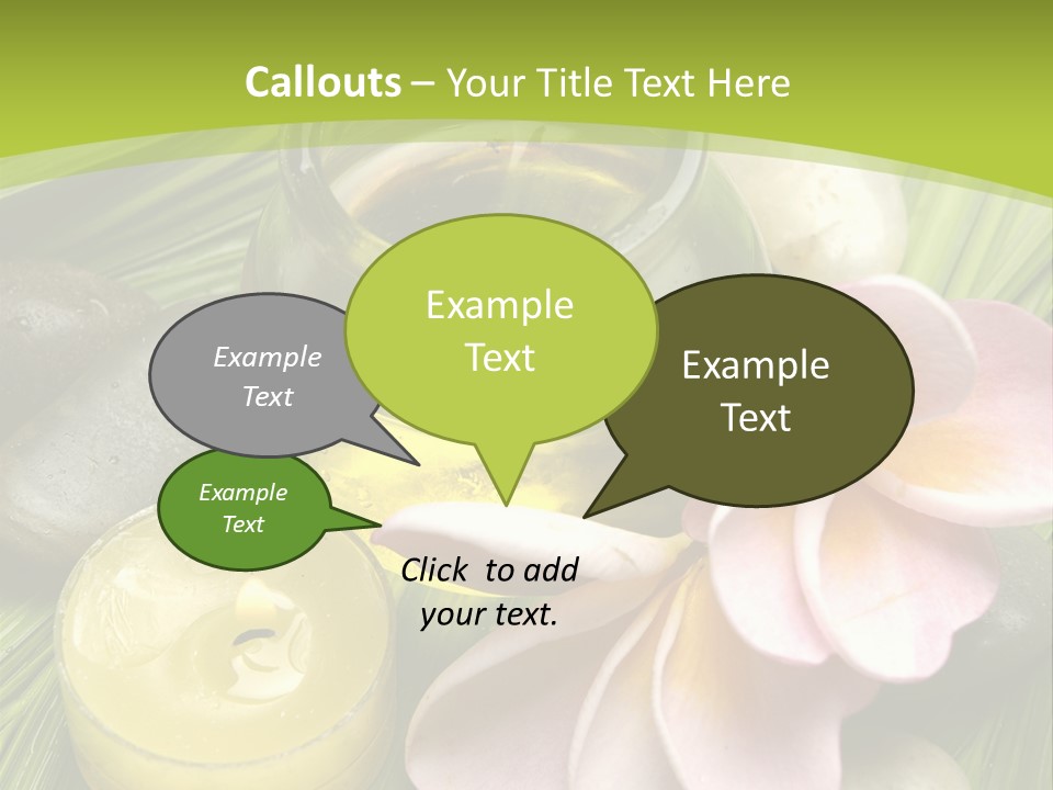 Romantic Lotions Tropical PowerPoint Template