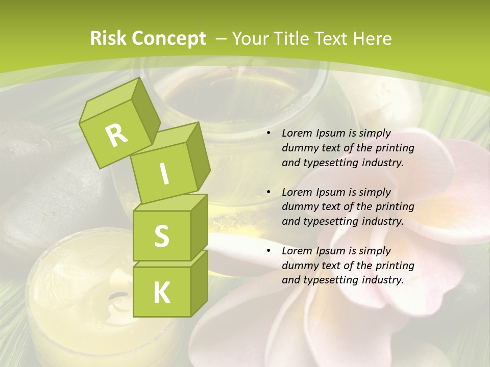 Romantic Lotions Tropical PowerPoint Template