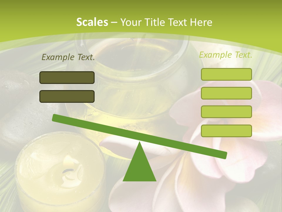 Romantic Lotions Tropical PowerPoint Template