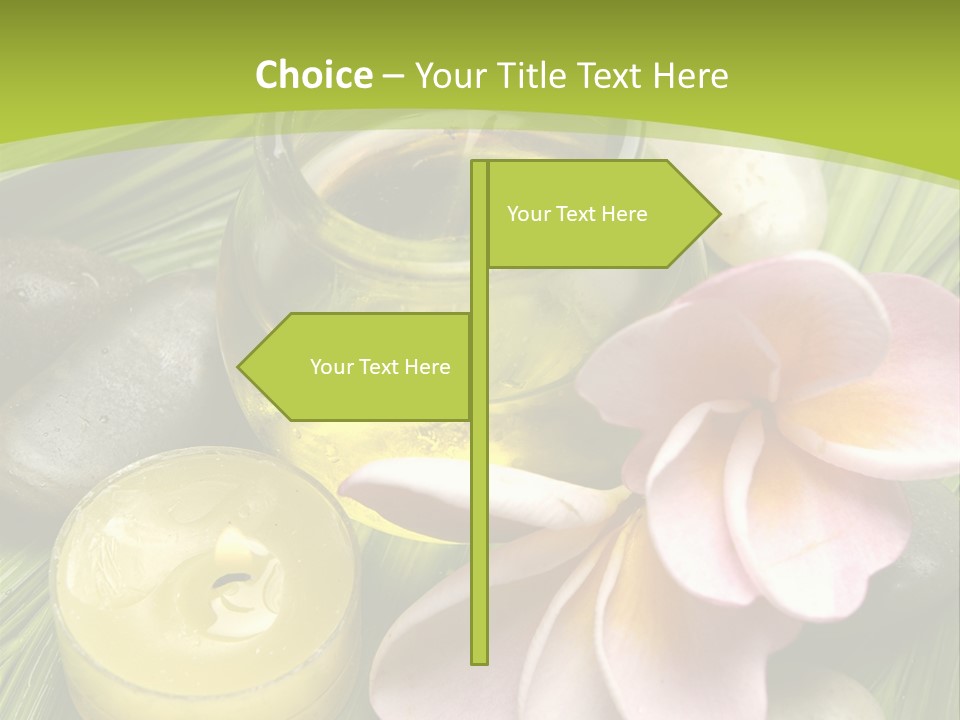 Romantic Lotions Tropical PowerPoint Template