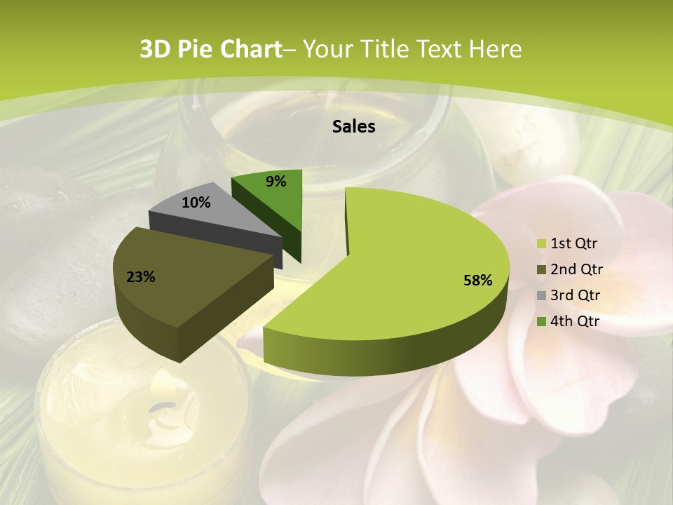 Romantic Lotions Tropical PowerPoint Template