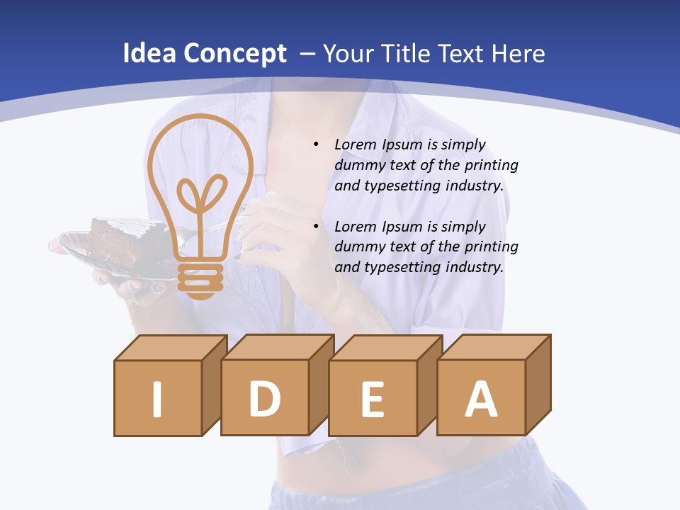 Meal Beautiful Eggs PowerPoint Template