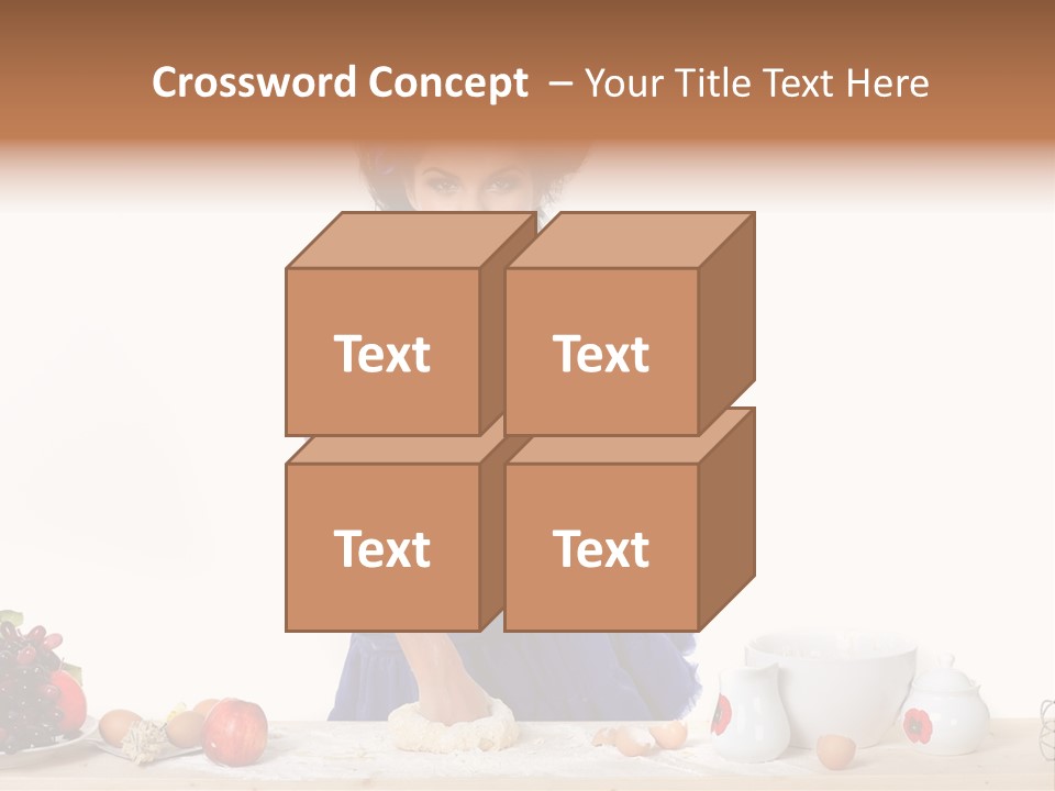 Glamur Table Dough PowerPoint Template